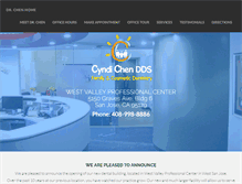 Tablet Screenshot of drcyndichen.com